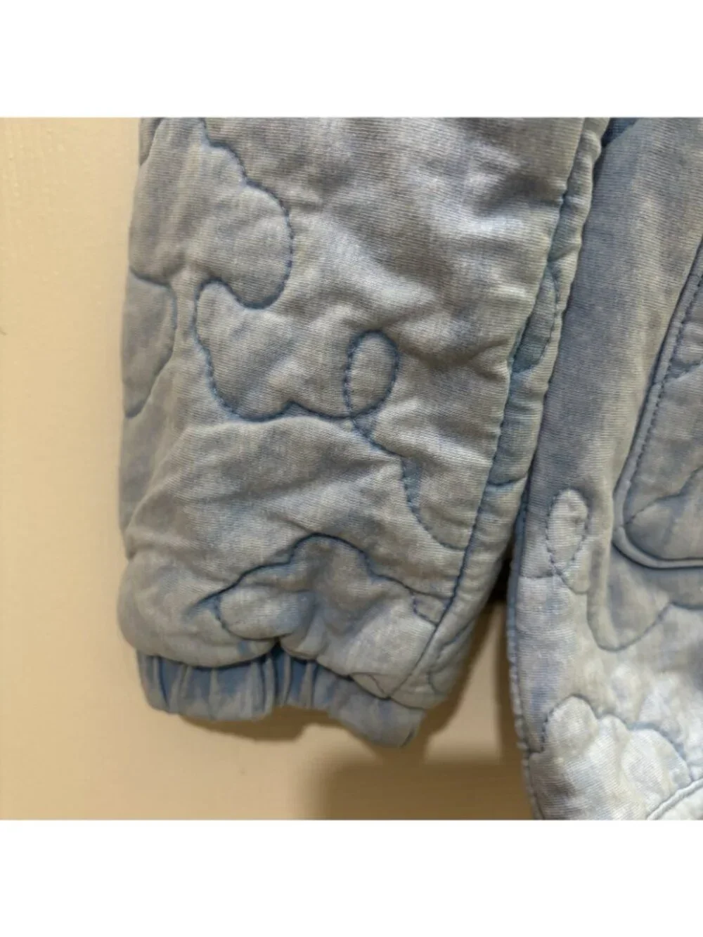Lucky Brand Quilted Cloud Hooded Blue Jacket Size Gril Large 14/16